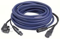 DAP Audio C?ble d'alimentation IEC/Audio XLR 15M
